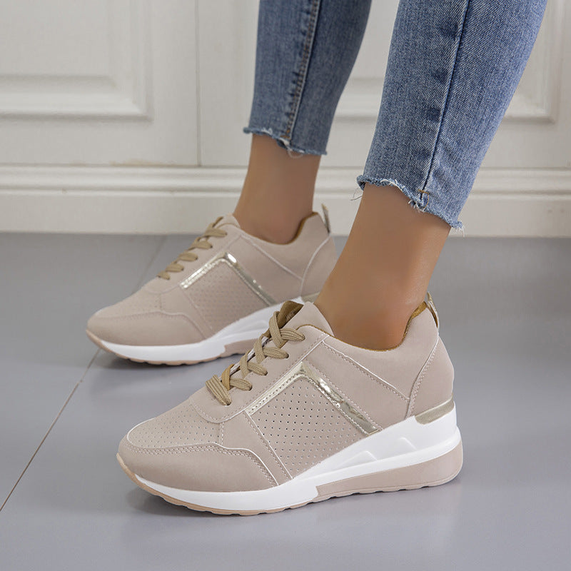 Women's Platform Mesh Trainers