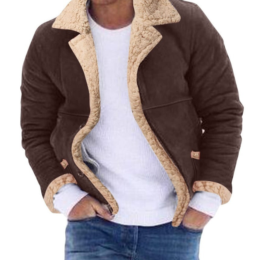 Men's Fur Integrated Fleece