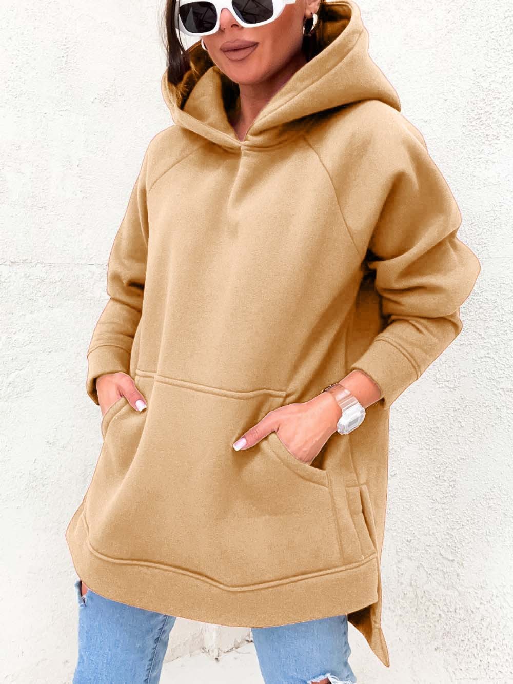 Women's Solid Colour Hoodie