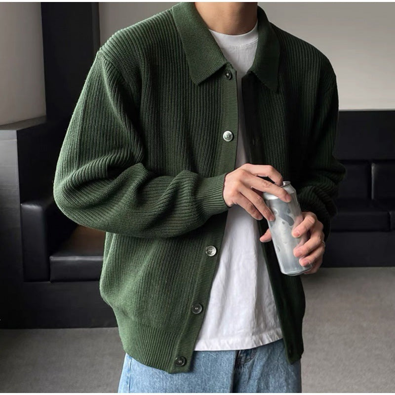 Men's Idle Style Knitted Cardigan