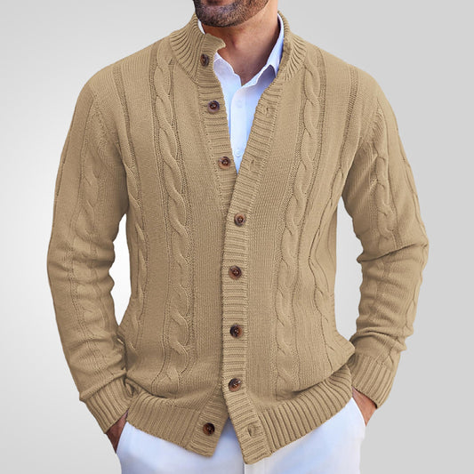 Men's Stand Collar Sweater