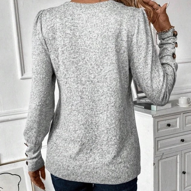 Women's Round Neck Clinch Sweater