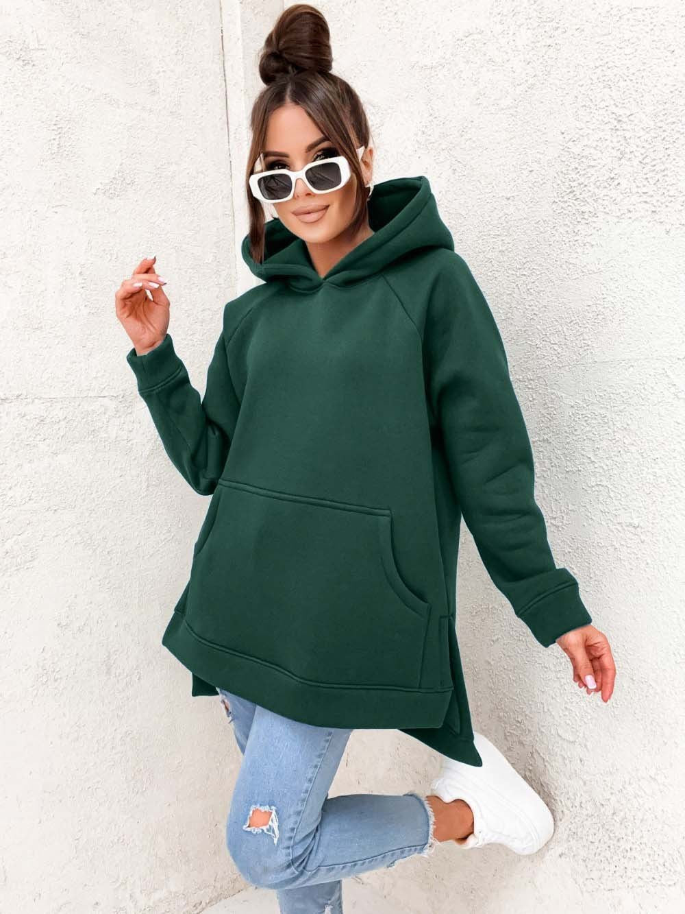 Women's Solid Colour Hoodie