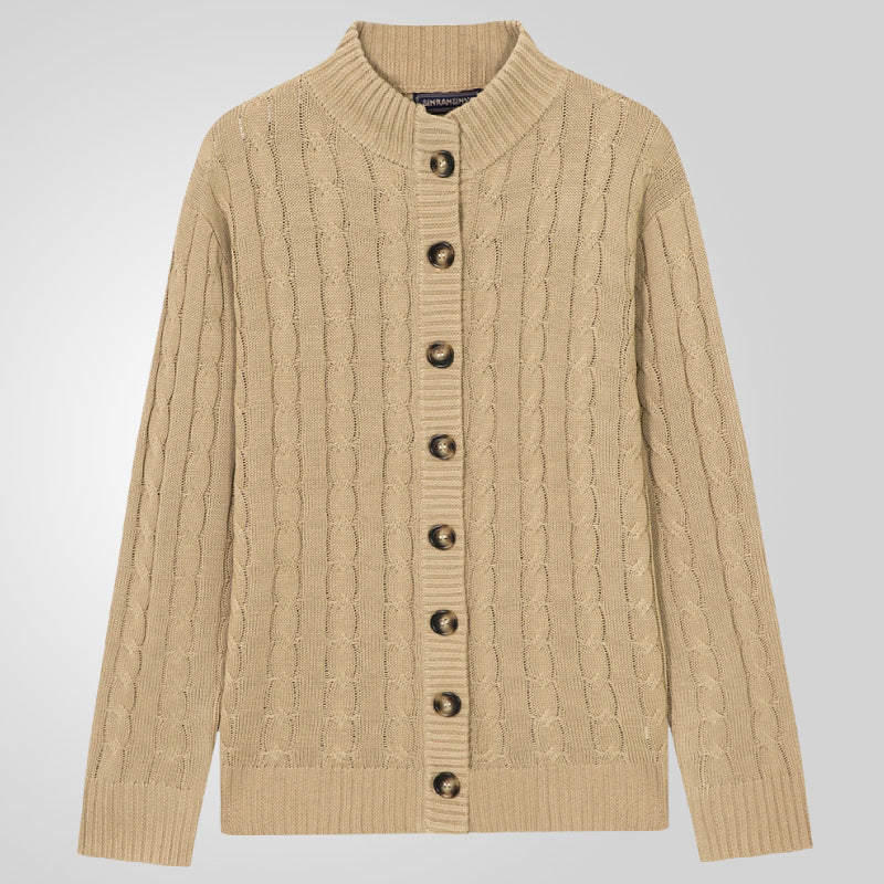 Men's Stand Collar Sweater