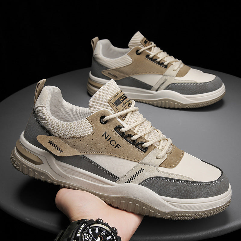 Men's Casual Leather Surface Trainers