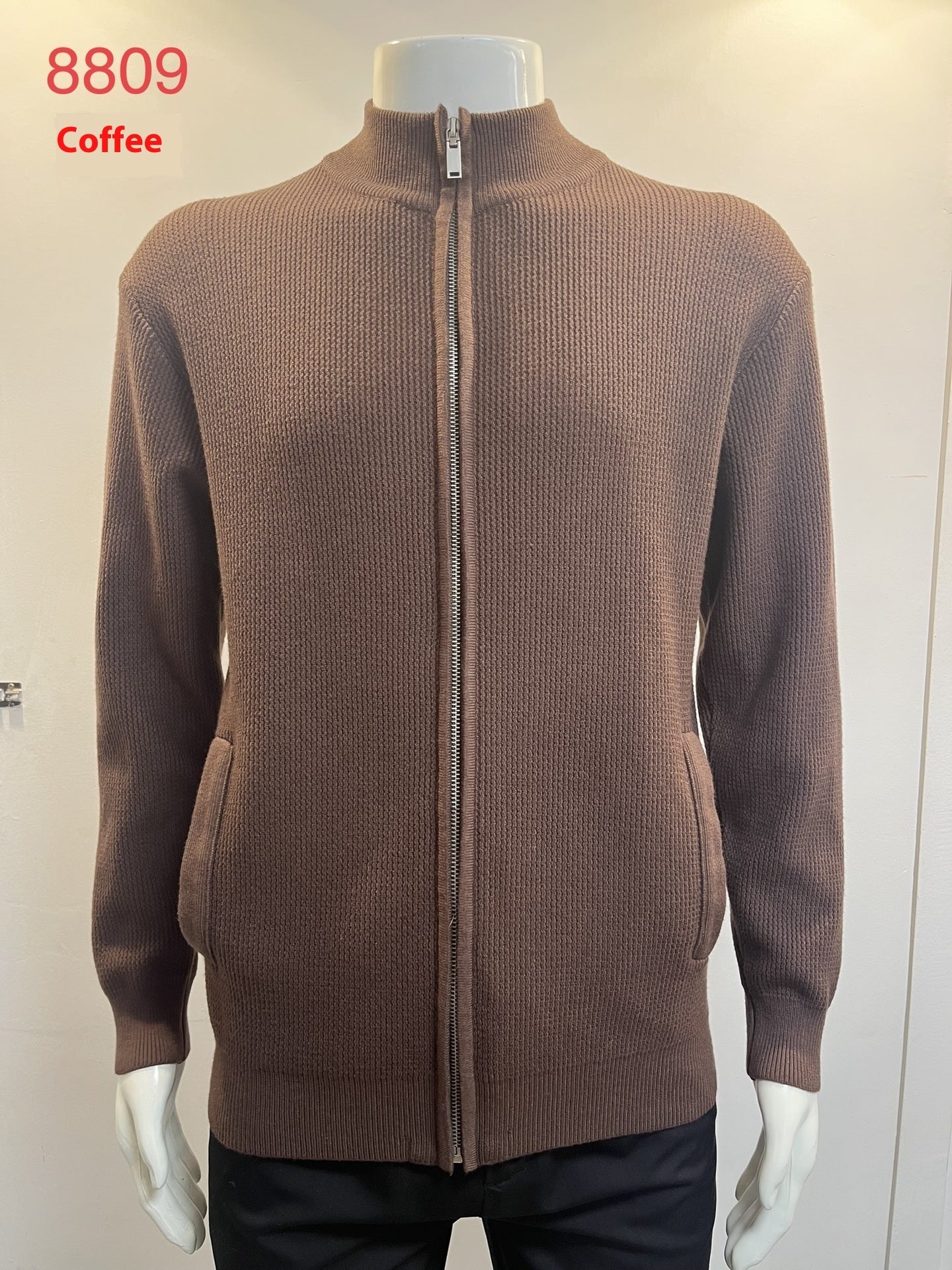 Men's Zipper Cardigan