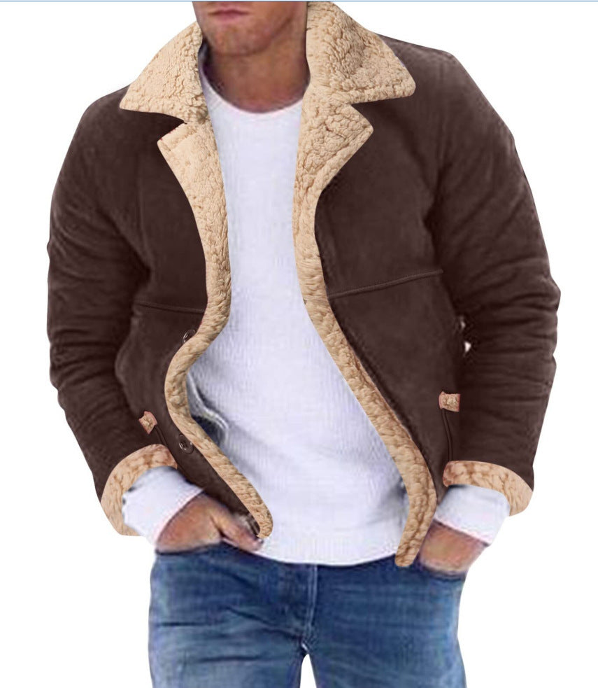 Men's Fur Integrated Fleece