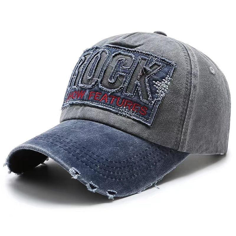 Men's Stitching Washed Cotton Baseball Cap